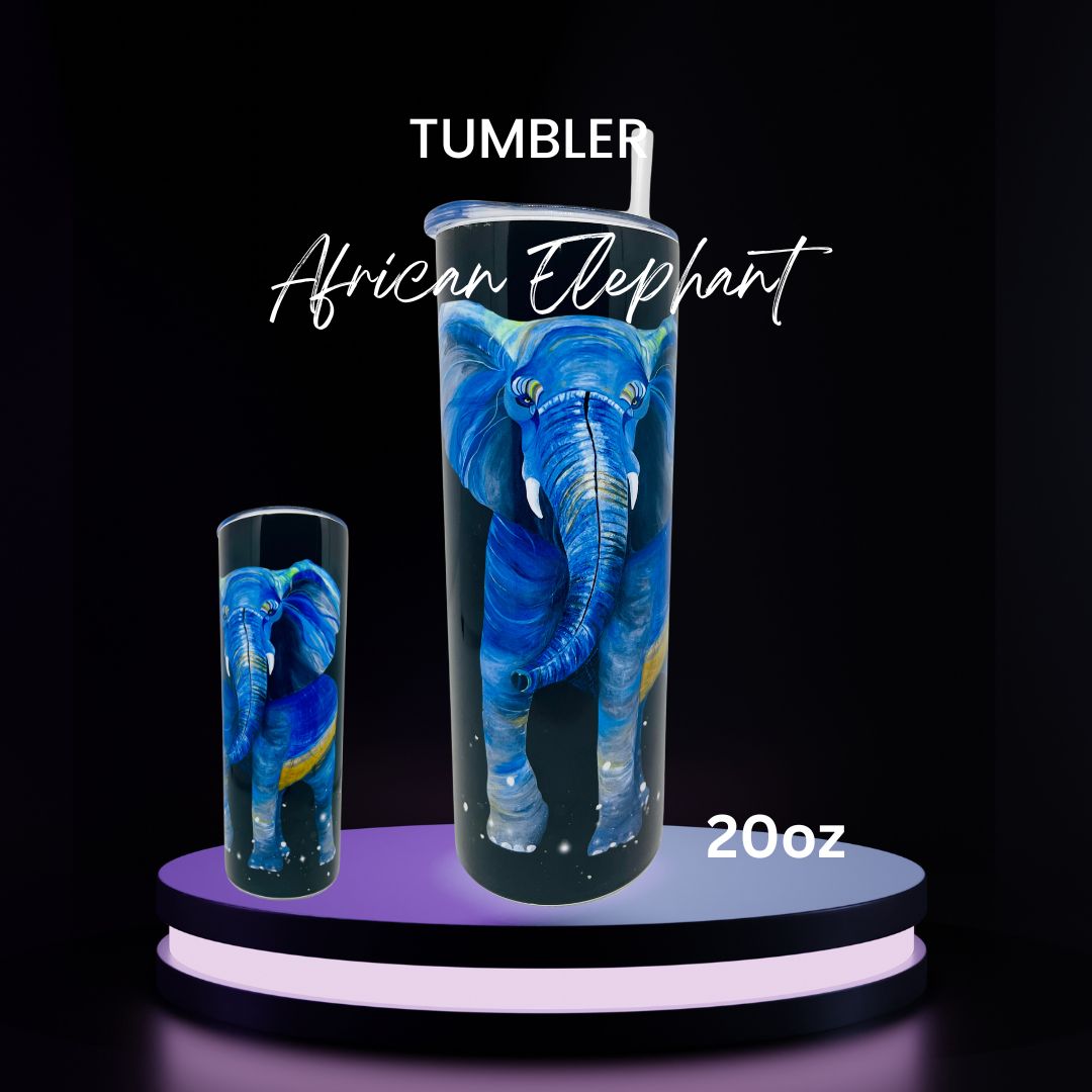 African Elephant Tumbler