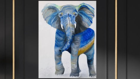 African Elephant Painting