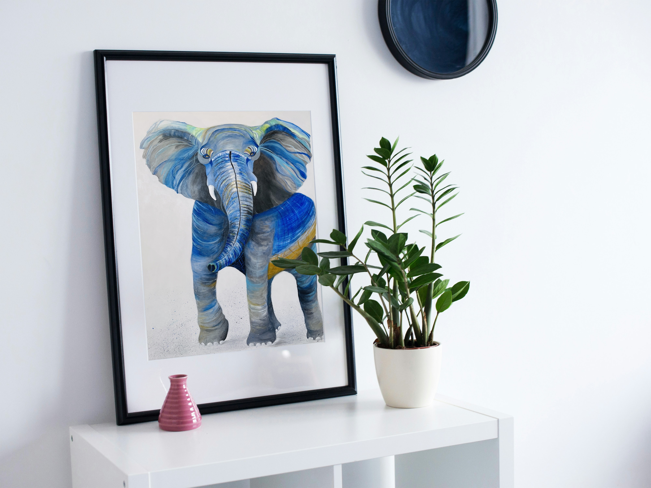 African Elephant Painting