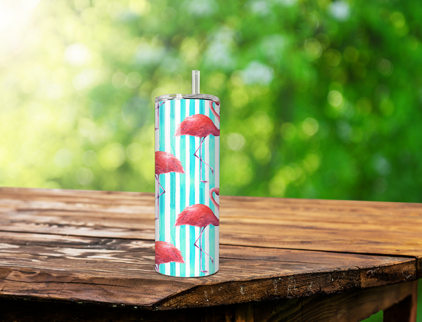 Pink Flamingo Tumbler