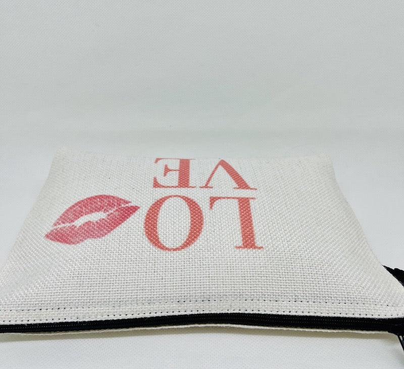 Kiss & Makeup Cosmetic Bag